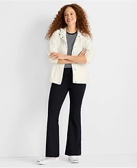 Lands' End Women's Active Hi Impact High Rise Slim Flare Pants