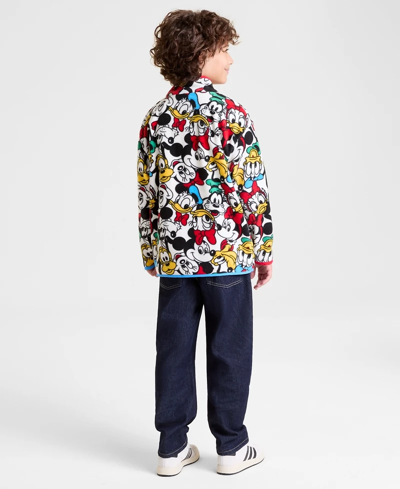 Disney | Macy's Kids Xs-xl Mickey & Friends Full-Zip Fleece Jacket, Exclusive