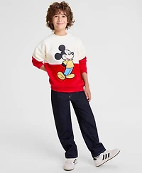 Disney | Macy's Kids Xs-xl Mickey Mouse Crewneck Sweatshirt, Exclusive