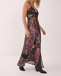 Nasty Gal Women's Satin Lace Maxi Slip Dress