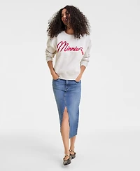 Disney | Macy's Women's Minnie Mouse Sweatshirt Embellished with Crystals by Swarovski, Exclusive