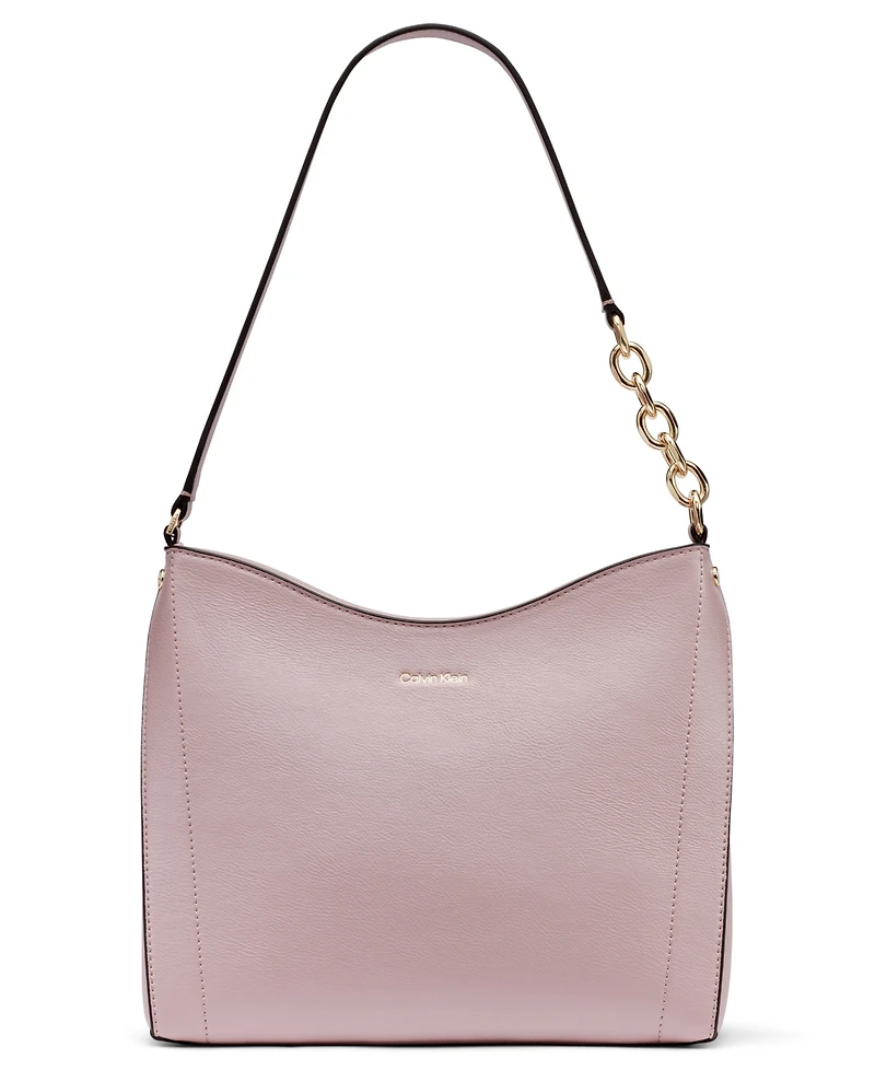 Calvin Klein Women's Nova Top Zipper Chain Shoulder Bag