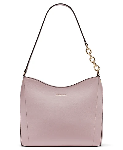 Calvin Klein Women's Nova Top Zipper Chain Shoulder Bag