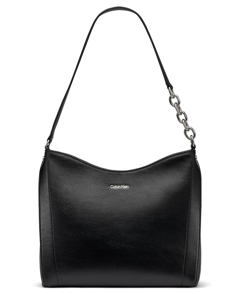Calvin Klein Women's Nova Top Zipper Chain Shoulder Bag