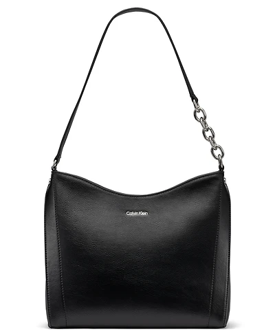 Calvin Klein Women's Nova Top Zipper Chain Shoulder Bag