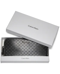 Calvin Klein Women's Moon Signature Embossed Boxed Wallet