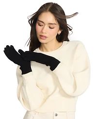 Steve Madden Women's Knit Tipped Gloves