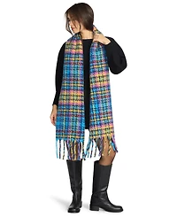Steve Madden Women's Brushed Twill Tartan Lofty Scarf