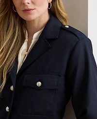 Lauren Ralph Women's Wool Heritage Twill Jacket