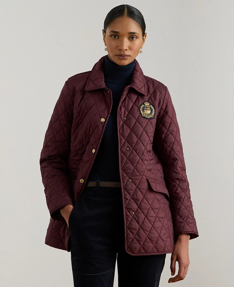 Lauren Ralph Women's Quilted Crest Jacket