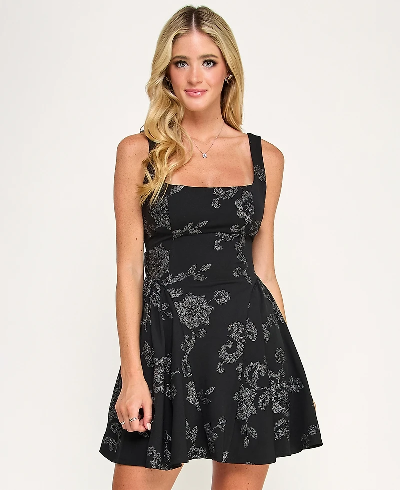 Katia Rae Juniors' Fit and Flare Short Dress
