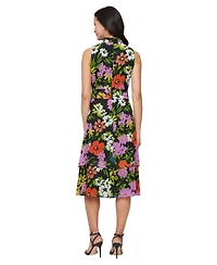 Sl Fashions Women's Sleeveless Double Tier Midi Dress