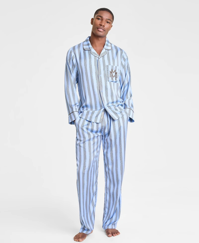 Disney | Macy's Men's Mickey Mouse Satin Pajamas Sleep Set, Exclusive