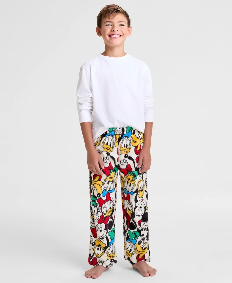 Disney | Macy's Kids Mickey & Friends Plush Pajama Pants, Exclusive