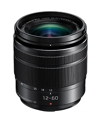 Panasonic Panasonic Lumix G Vario Lens, 12-60MM, F3.5-5.6 Asph, Mirrorless Micro Four Thirds, Power Optical I.s. H-FS12060 (Usa Black) Bundle with Fil