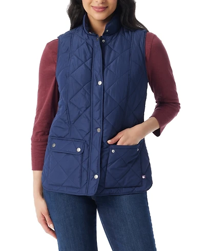 Gloria Vanderbilt Women's Quilted Vest Sleeveless Jacket