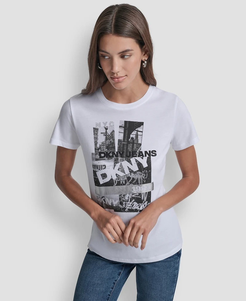 Dkny Jeans Women's Crewneck T-Shirt