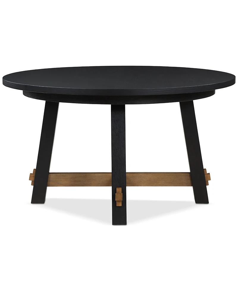 Macai 54" Wood Round Dining Table