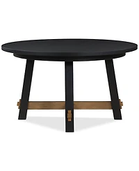 Macai 54" Wood Round Dining Table