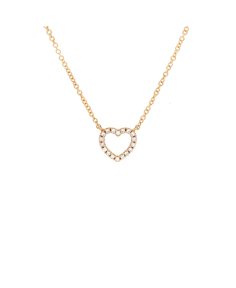 Pre-Owned Tiffany & Co. Metro Open Heart Pendant Necklace