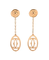 Pre-Owned Cartier Double C de Cartier Drop Earrings