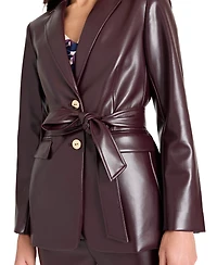 Tahari Asl Women's Long Sleeve Belted Jacket