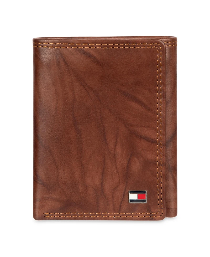 Tommy Hilfiger Men's Ribbon Striped Trifold Wallet
