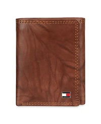 Tommy Hilfiger Men's Ribbon Striped Trifold Wallet