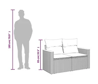 Garden Sofa Black
