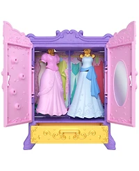 Disney Princess Royal Wardrobe Set with Ariel and Tiana Dolls