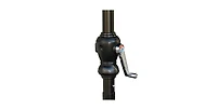 9 Foot Solar Led Patio Umbrella with Tilt and Crank