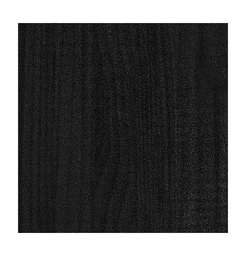 vidaXL Garden Planter Black Solid pinewood 23.6 x 12.2 x 12.2 in Durable