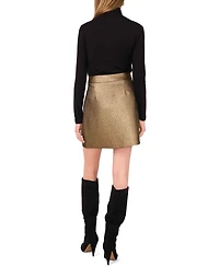 1.state Women's Zipper Mini Skirt