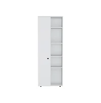 Tuhome Hoyt Multistorage Kitchen Pantry White Mdf