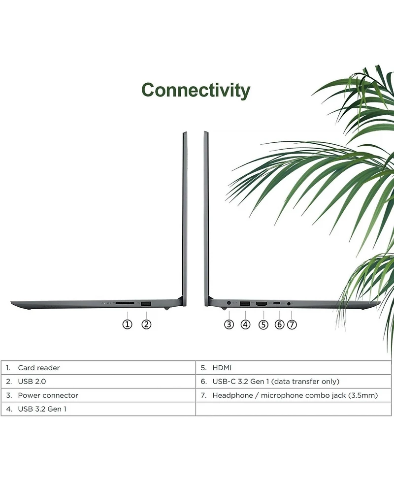 Kuu IdeaPad 1 Home Laptop, 15.6" Fhd Display, Intel Celeron Dual Core Processor, 12GB Ram, 384GB Storage(128GB eMMC + 256GB PCIe), 1 Yr Office 36