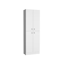 Tuhome Lynch Pantry Cabinet White Mdf