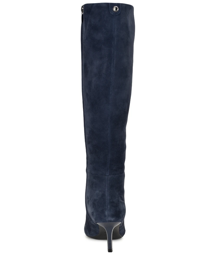 Nine West Women's Kimdee 9X9 Tall Stiletto Dress Boots