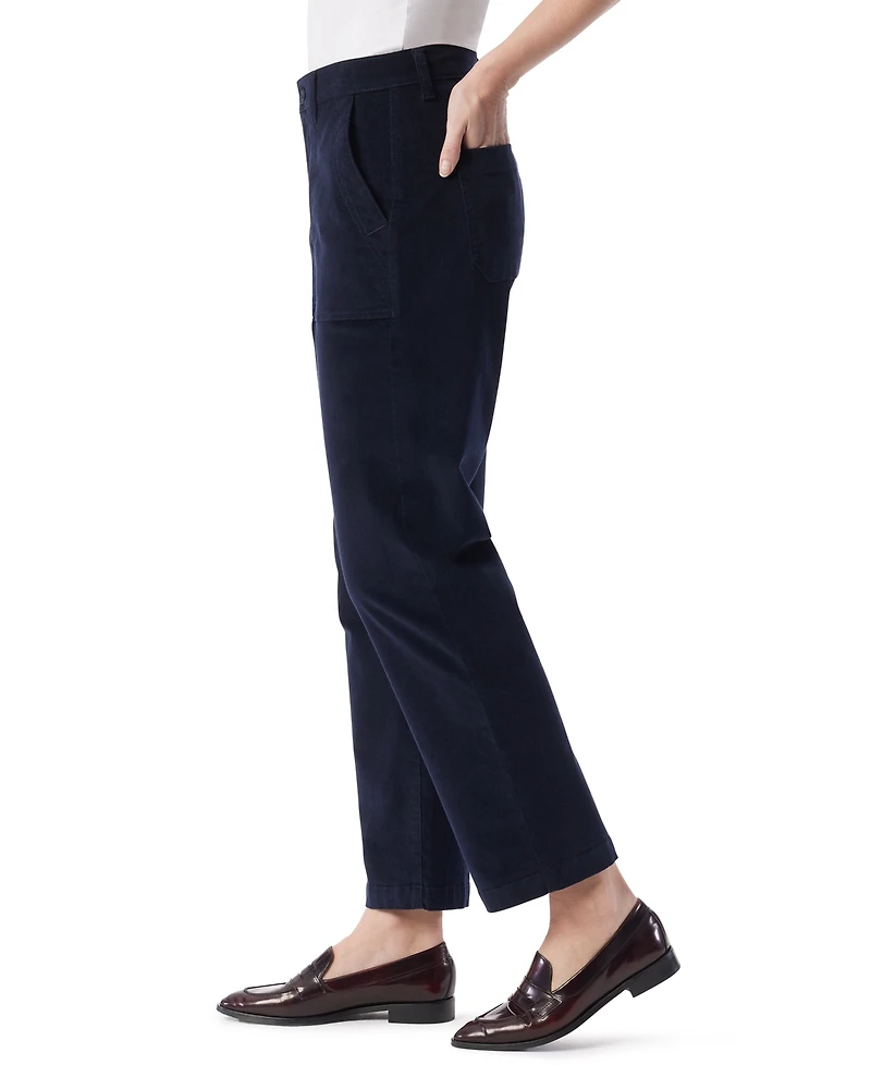 Gloria Vanderbilt Women's Cord Utility Straight Pants
