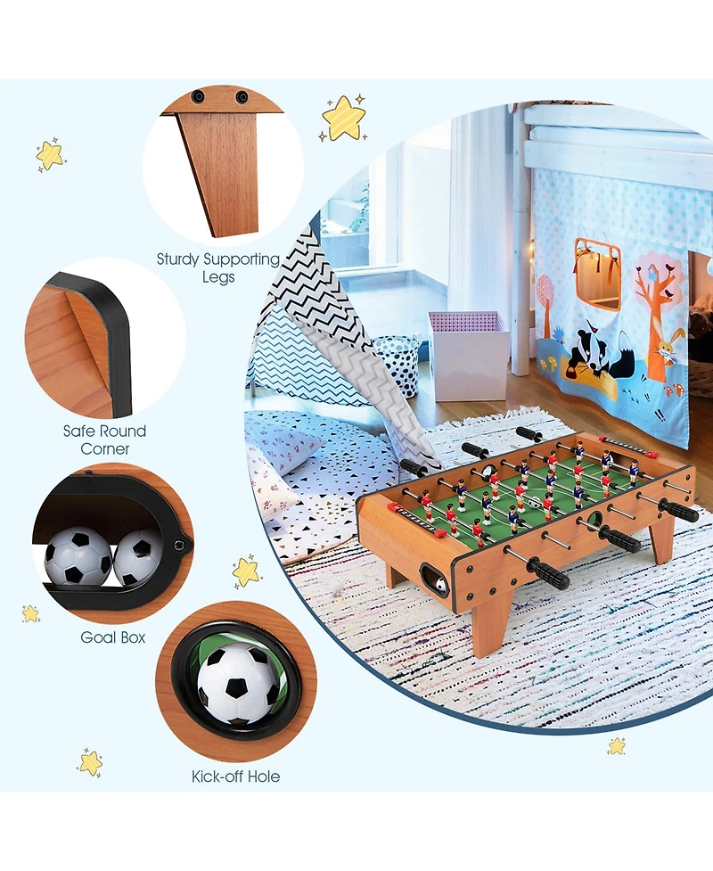 27'' Foosball Table Competition Game Room Soccer football Sports Indoor w/ Legs