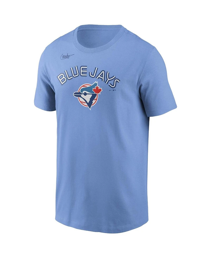 Nike Men's Roberto Alomar Powder Blue Toronto Jays Cooperstown Collection Name Number T-Shirt