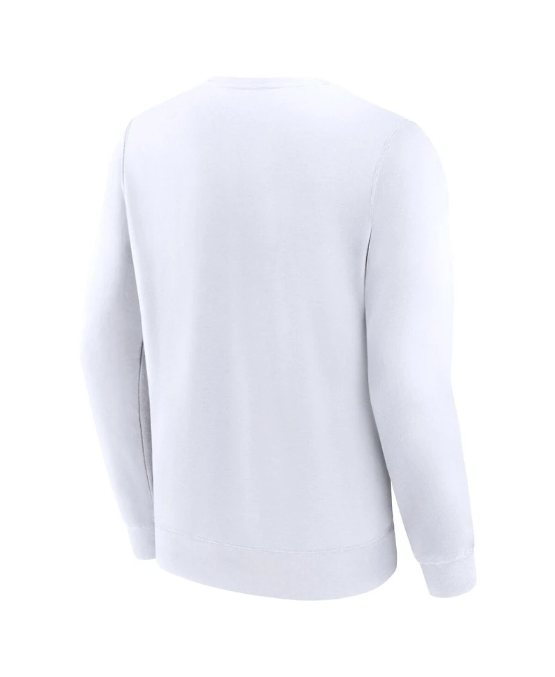 Fanatics Men's White Arkansas Razorbacks Short Name Pullover Sweatshirt