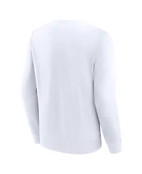 Fanatics Men's White Arkansas Razorbacks Short Name Pullover Sweatshirt