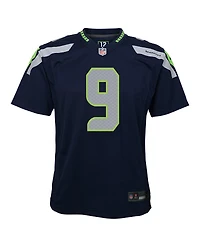 Nike Big Boys and Girls Kenneth Walker Iii College Navy Seattle Seahawks Team Game Jersey