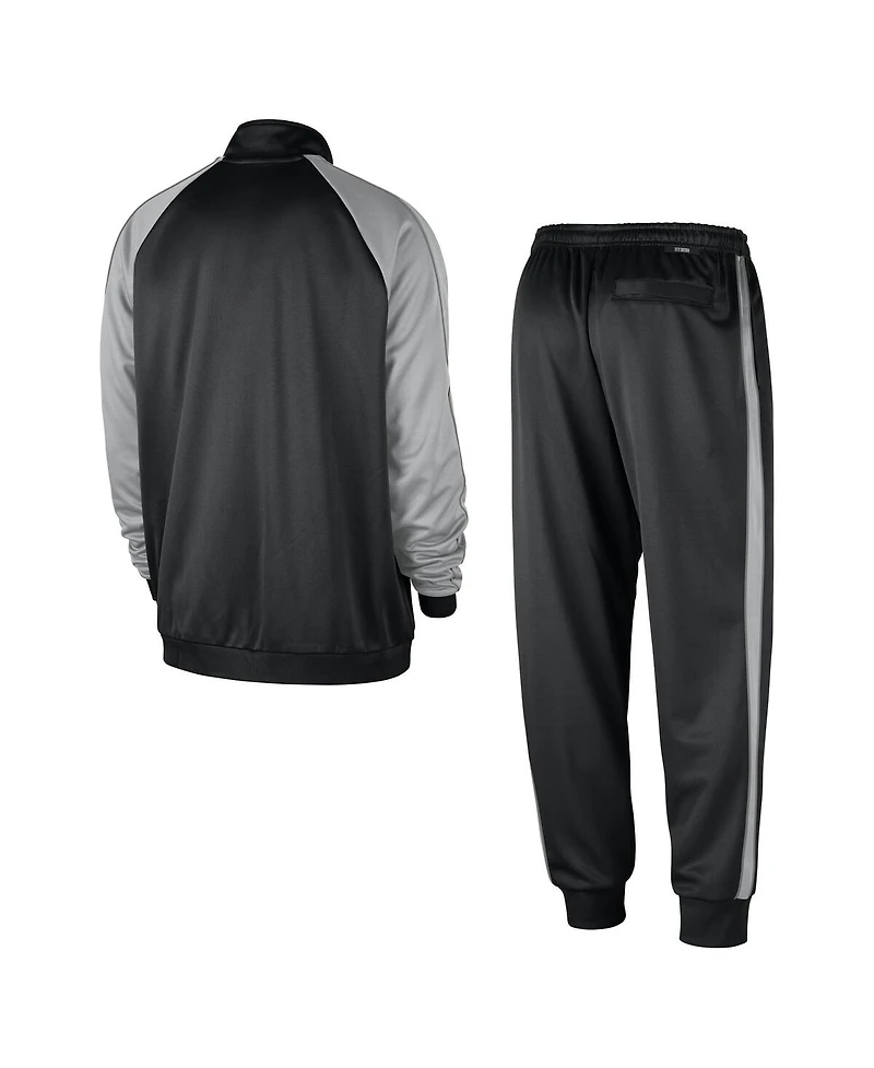 Nike Men's 2-Piece Black Brooklyn Nets 2024/25 City Edition Lightweight Full-Zip Jacket and Pants Set