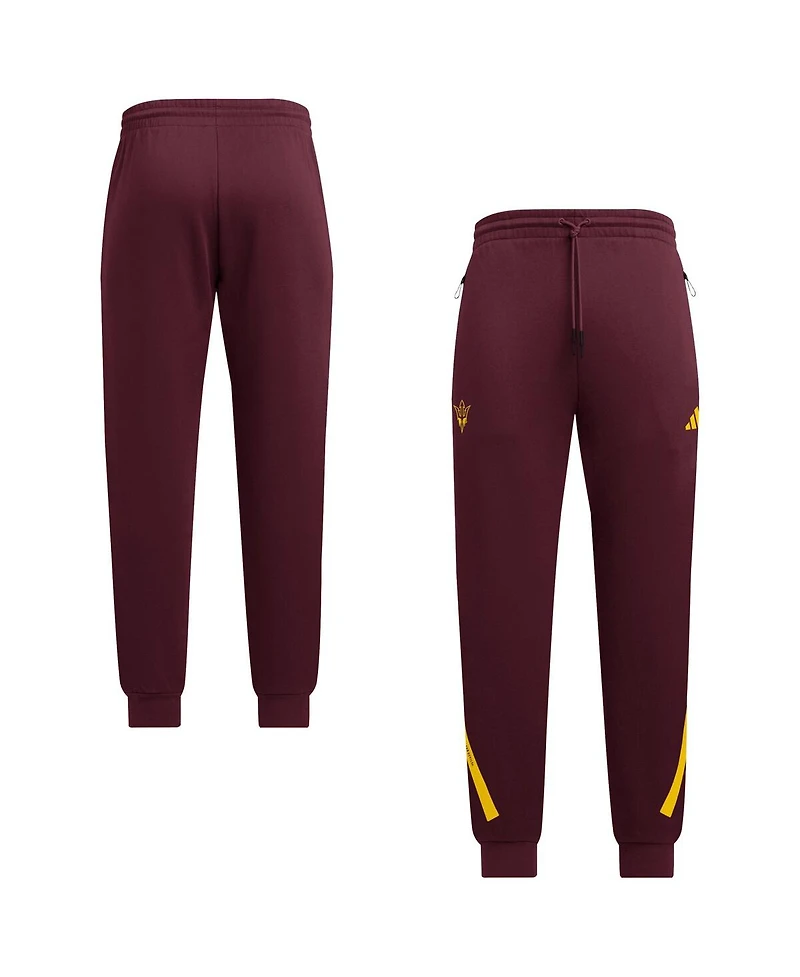 Adidas Maroon Arizona State Sun Devils Z.n.e. Pants