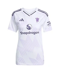 Adidas Women's White Manchester United 2025/26 Away Replica Jersey