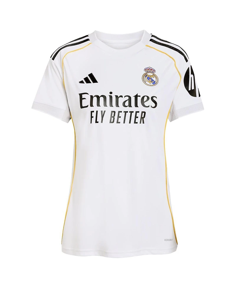 Adidas Women's White Real Madrid 2025/26 Home Replica Jersey