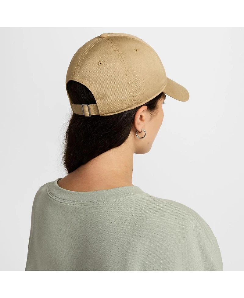 Nike Men's and Women's Khaki Futura Wash Club Adjustable Hat