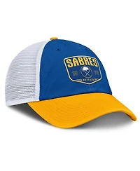 Fanatics Men's Royal Buffalo Sabres Fundamental One-Time Trucker Adjustable Hat