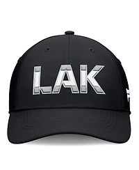 Fanatics Men's Black/Silver Los Angeles Kings Authentic Pro Rink Flex Hat